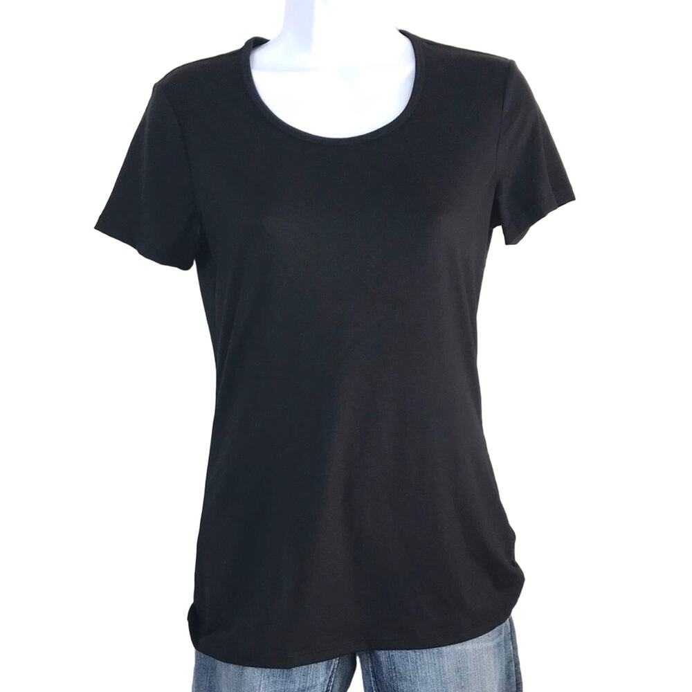 32 Degrees S/S Scoop Neck Black Tee Base Layer S
